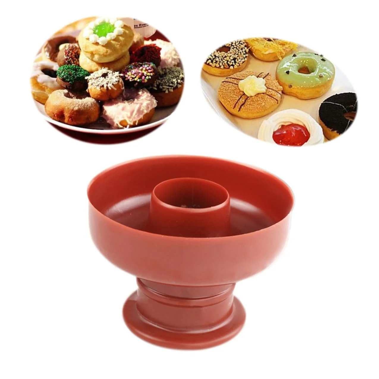 Формы для выпечки пончиков силиконовые набор, фото №4