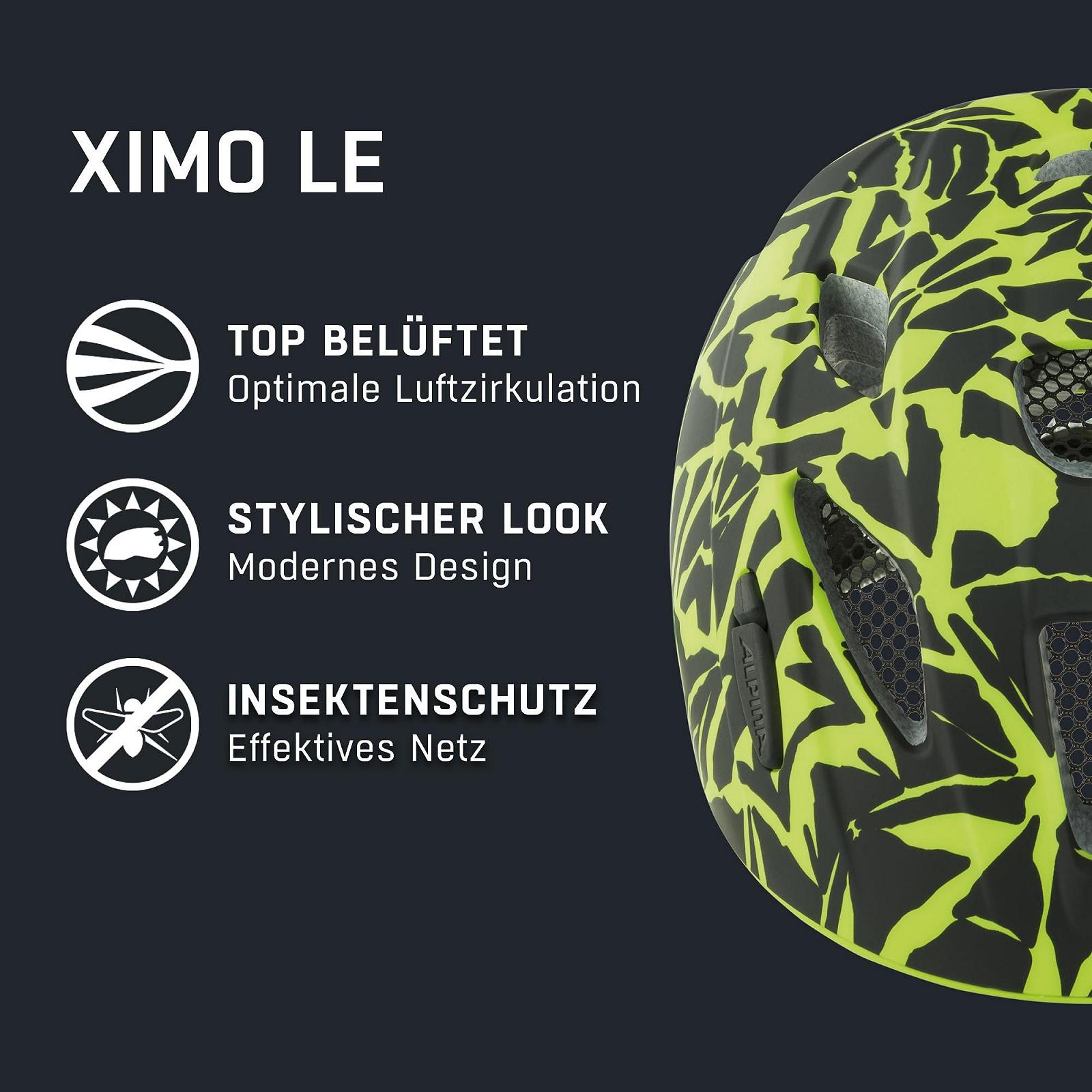 Шолом Велосипедний ALPINA XIMO L.E. Дитячий, Легкий, Безпечний та Ударостійкий, з можливістю встановлення LED підсвічування, фото №2