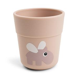 Чашка дитяча Done by Deer Foodie Mini Drinking Cup Happy Clouds Рожевий, 135 мл - Фото 1