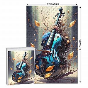 Пазл Дерев'яний Violin 1000 елементів 78 x 53 см synthetic.ua - Фото 1