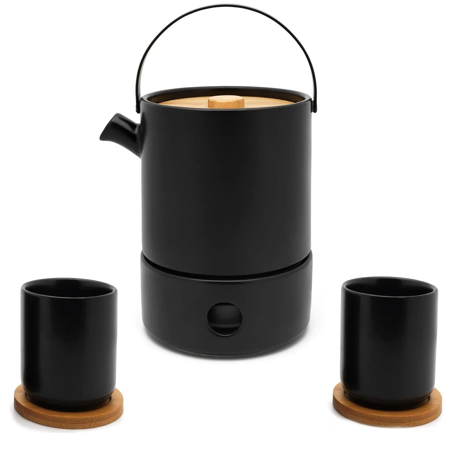 Чайник-заварник Bredemeijer Керамічний Чорний 1,2 літра, фото №1