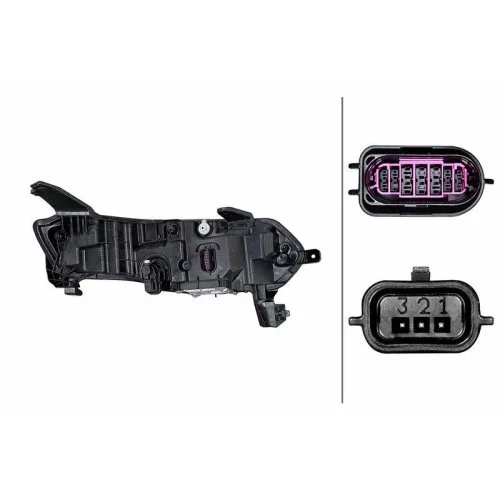 Фара HELLA 1ZX 015 143-831 для RENAULT левая, фото №2