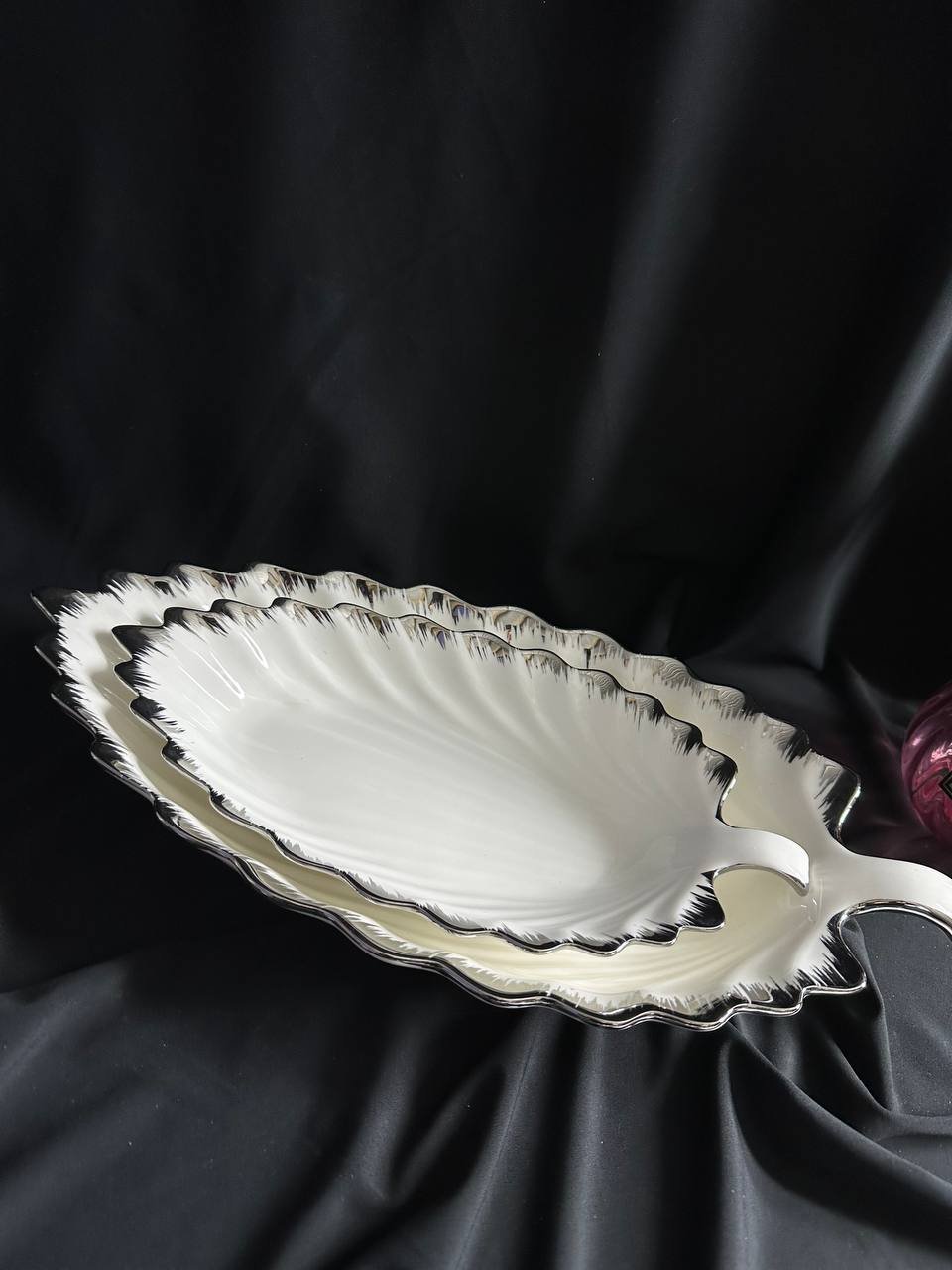 Сервіровочні тарілочки Листочки 3 шт, фото №2 Сервіровочні тарілочки Листочки 3 шт, фото №2