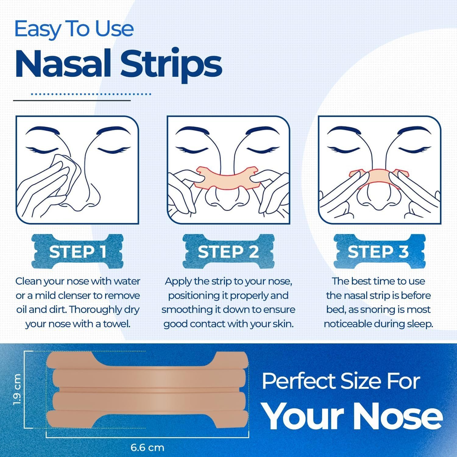 Пластирі для носа від хропіння Пачка з 30 шт., фото №7