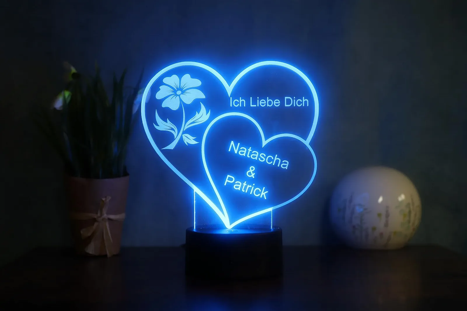 Настольная лампа Personalised Partner Gift LED Decorative, фото №7