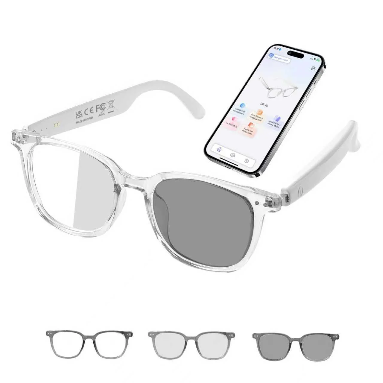 Умные очки-переводчик, двуязычный перевод в реальном времени, фото №1