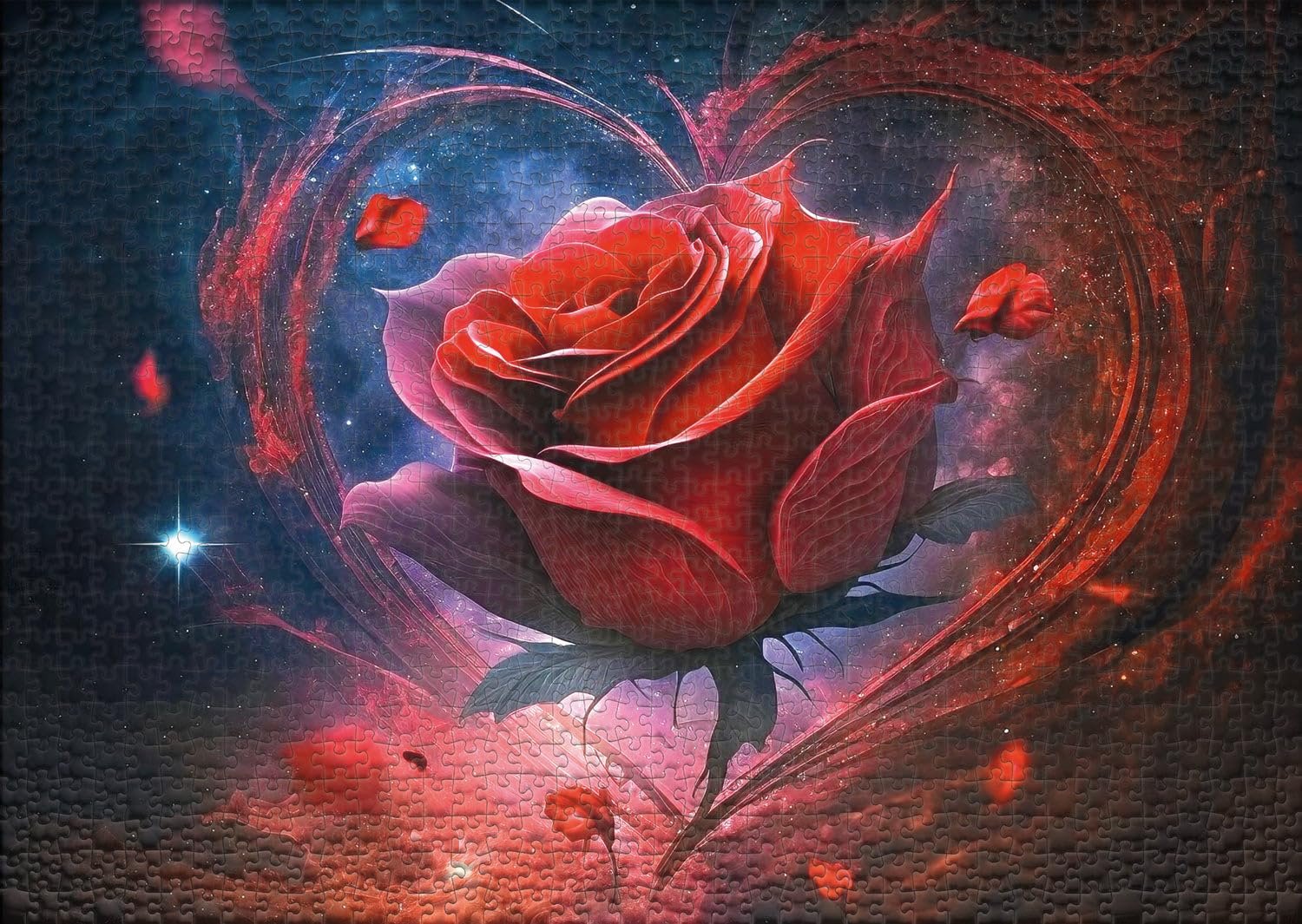 Пазл Ulmer Puzzleschmiede Heart Valentine's Day 1000 элементов Германия, фото №2