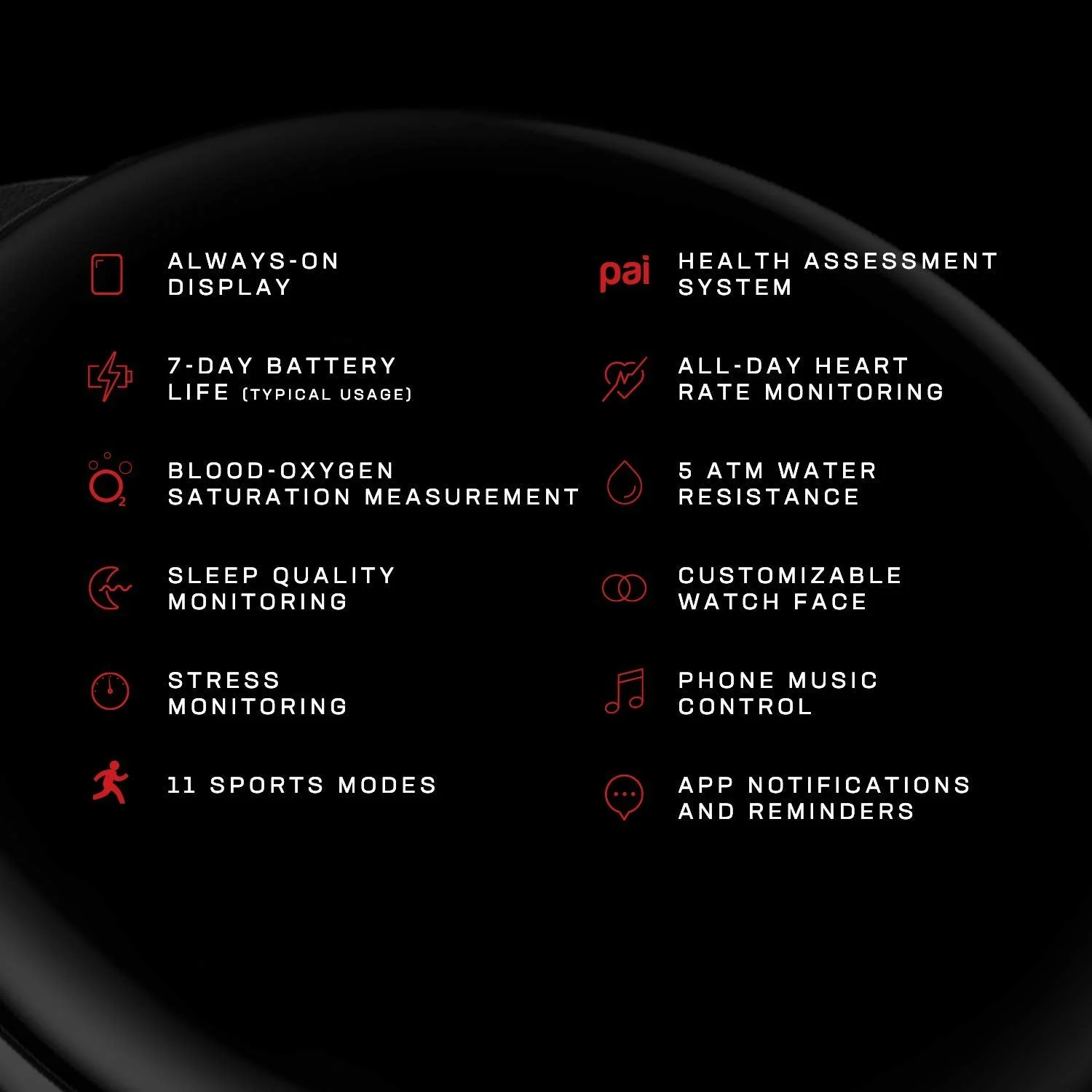 Смарт-годинник Zepp E 1.65 Дюйми Кольоровий сенсорний дисплей, фото №7