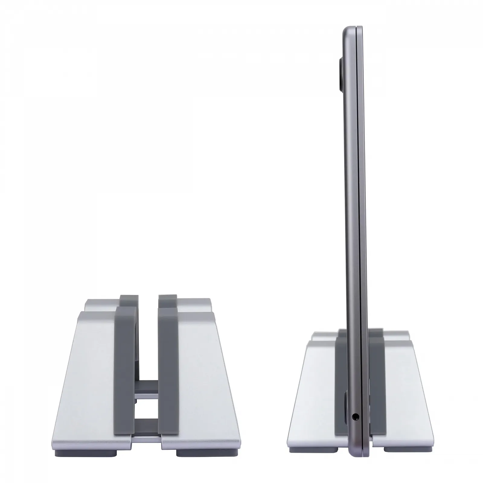Вертикальна регульована підставка для ноутбука M-подібна - алюміній, універсальна посадка для MacBook та всіх ноутбуків, фото №1 Вертикальна регульована підставка для ноутбука M-подібна - алюміній, універсальна посадка для MacBook та всіх ноутбуків, фото №1