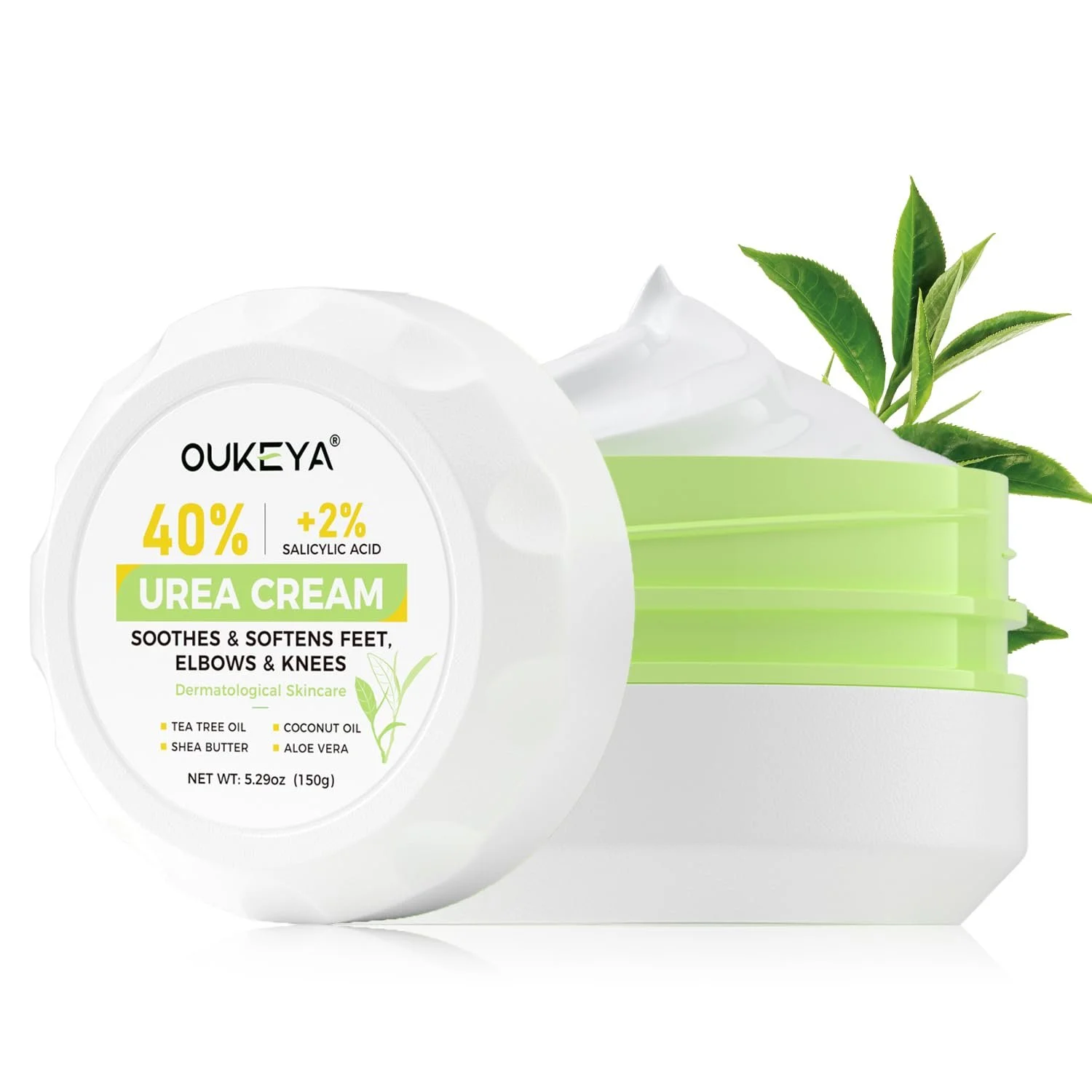 Крем с мочевиной OUKEYA 40% с 2% салициловой кислотой 150 г, фото №1