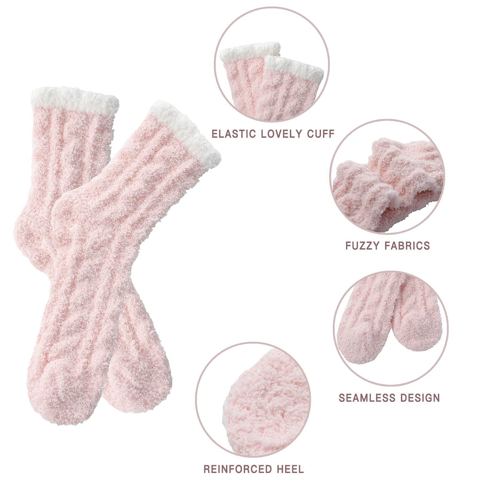 Носки Work Мужские Женские Зимние Микрофибра Мягкие Пушистые Носки-тапочки Домашние Носки для сна для женщин 7 пар Традиционные вязаные Длинные Белые Теннисные 43-46 Спортивные Носки Черные Теннисные Носки, фото №3