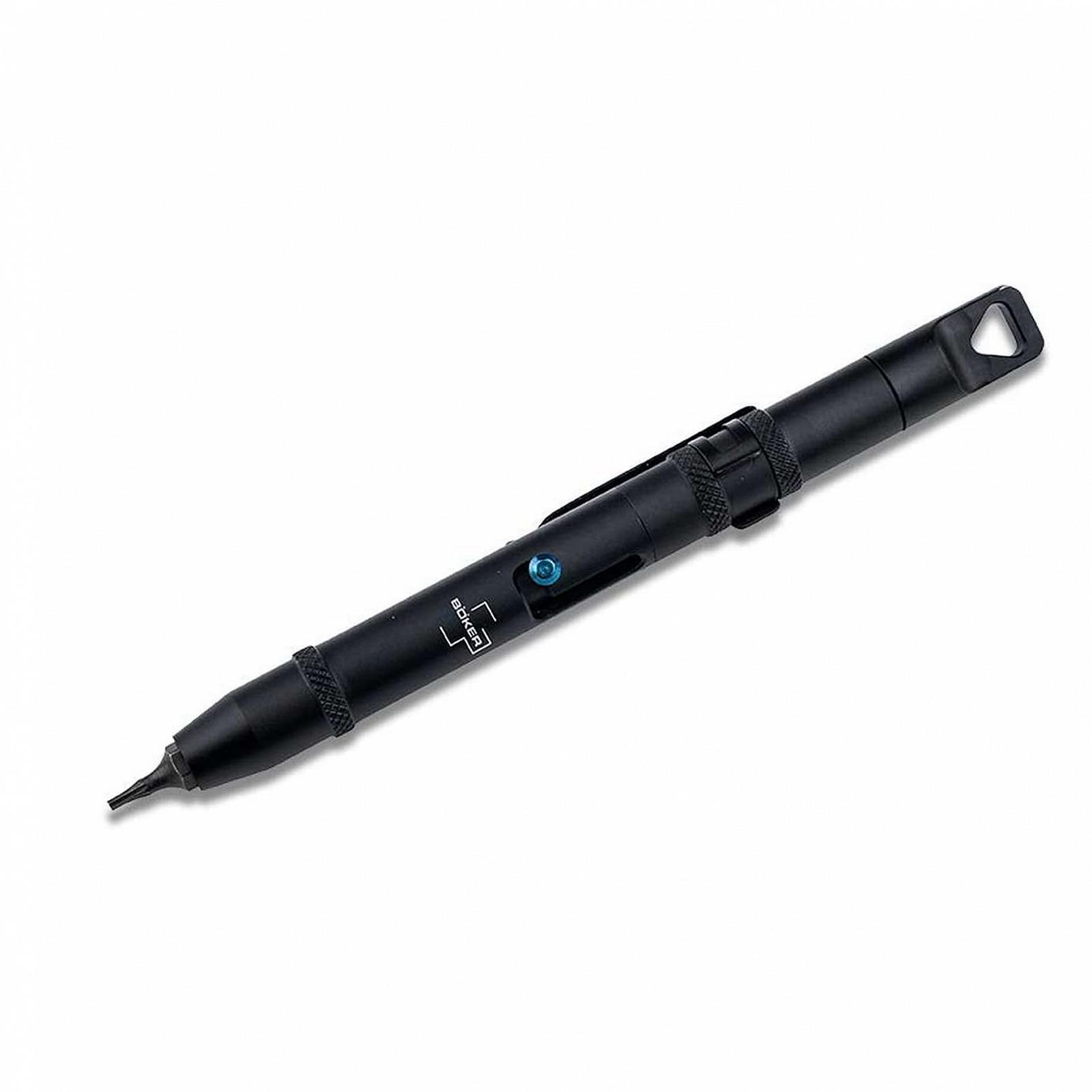 Ручка Böker Plus Для Инструментов - Держатель Бит с Torx T6, T8, T9 и T10 Двусторонний - Набор Прецизионных Отверток из Алюминия для Сборки - Компактный Ручной Инструмент с Клипом - Тактическая Ручка с Битом Чёрная, фото №1 Ручка Böker Plus Для Инструментов - Держатель Бит с Torx T6, T8, T9 и T10 Двусторонний - Набор Прецизионных Отверток из Алюминия для Сборки - Компактный Ручной Инструмент с Клипом - Тактическая Ручка с Битом Чёрная, фото №1