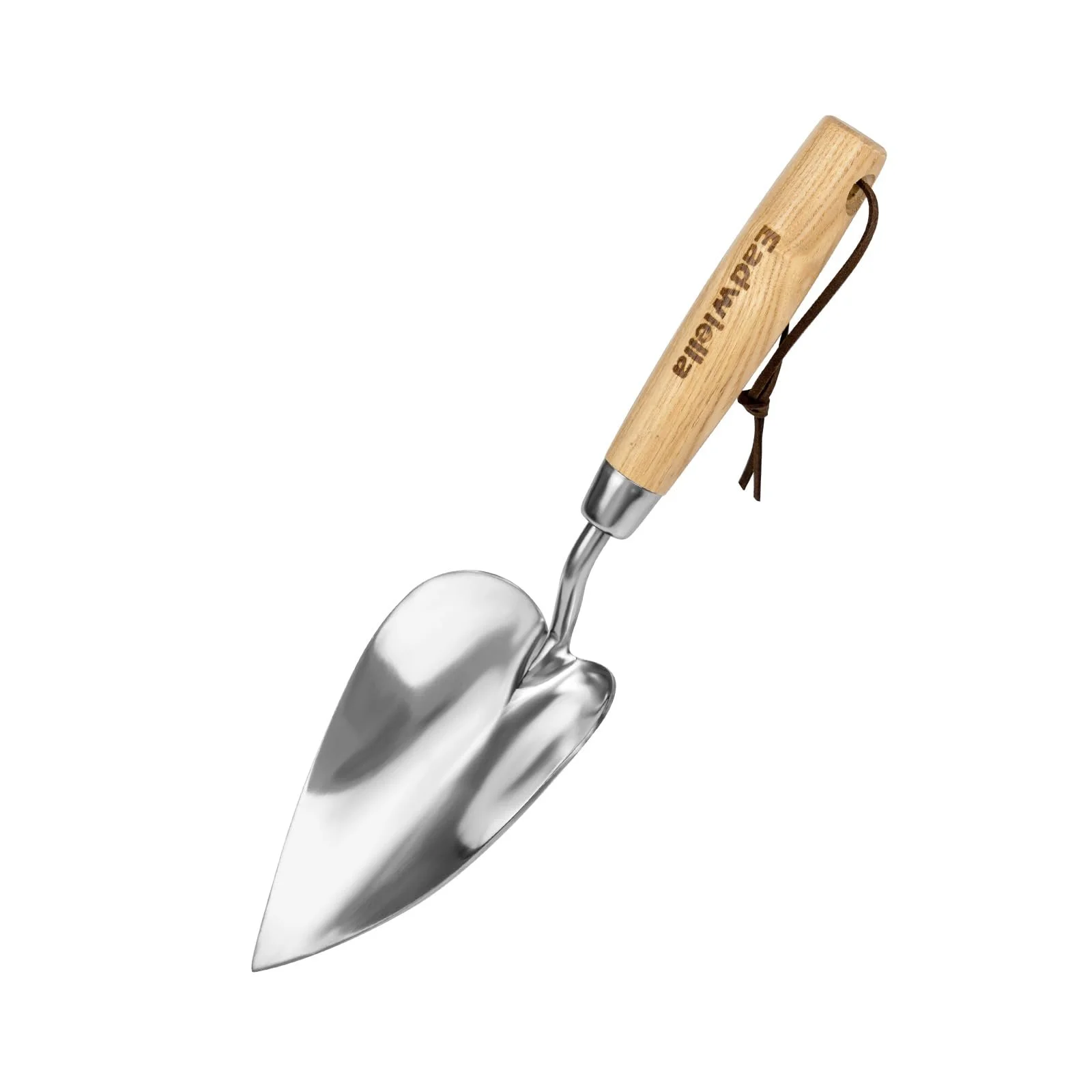 Лопата садовая Eadwiella One Heart Shaped, нержавеющая сталь, с деревянной эргономичной нескользящей ручкой, фото №1