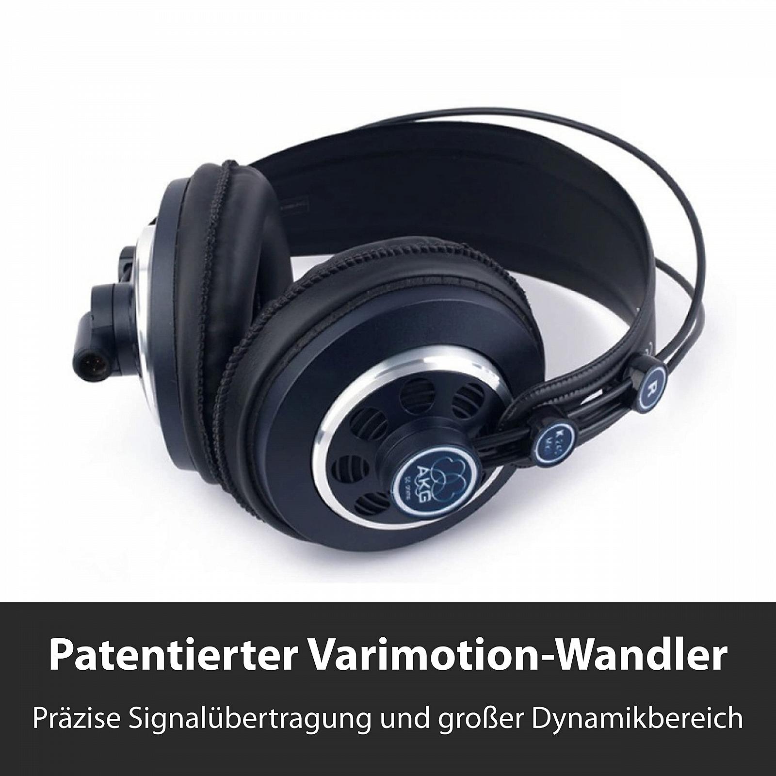 Наушники AKG K240 MKII Профессиональные полуоткрытые Over-Ear Черный и Синий, фото №4