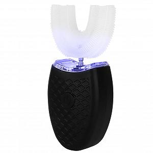 Електрична звукова зубна щітка U-Shaped Sonic Toothbrush U-подібна Чорна - Фото 1