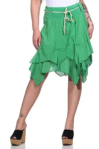 Спідниця ZARMEXX Літня Спідниця Кльош Однотонна - Фото 1