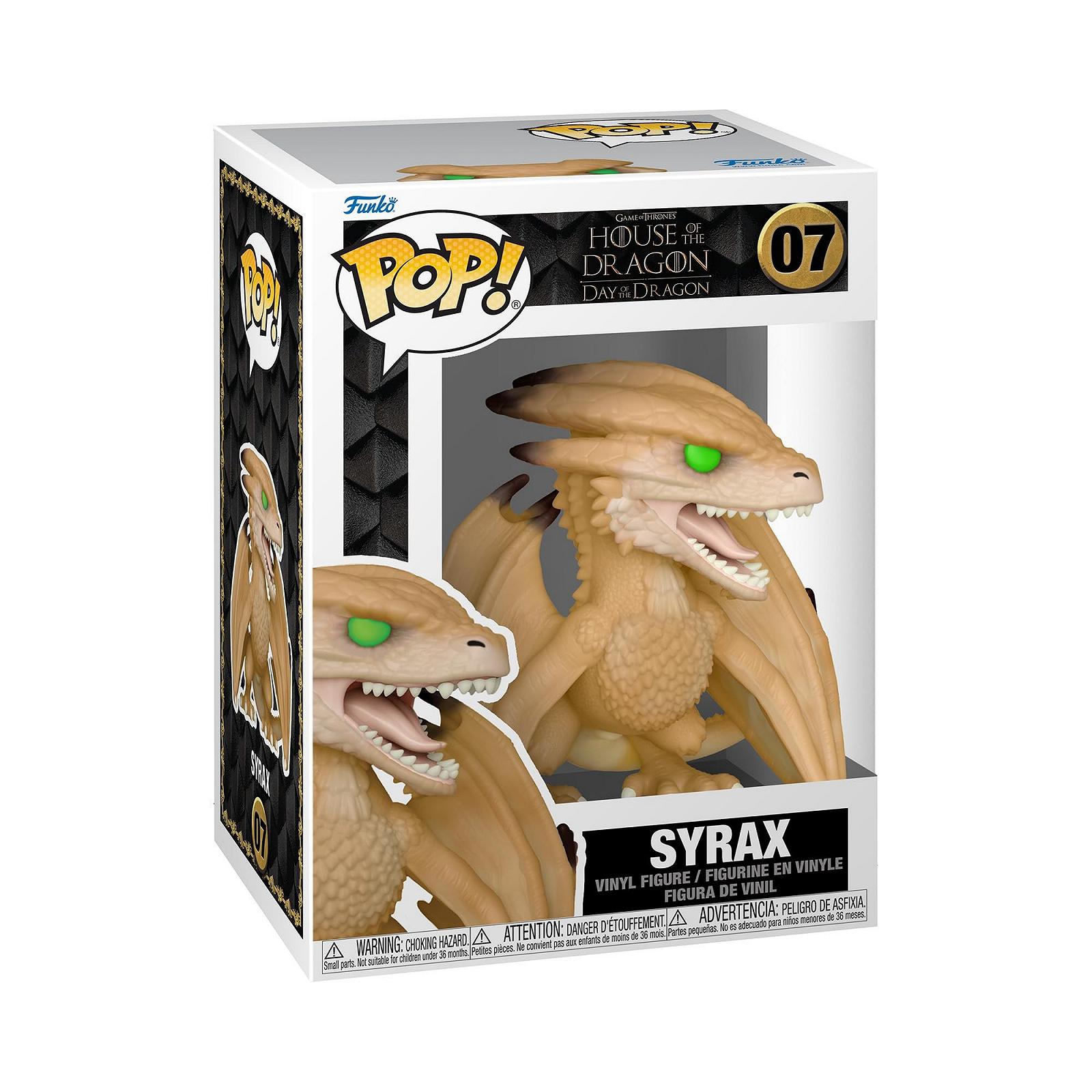 Фигурка Funko Pop! TV HotD Syrax (Дракон принцессы Рейниры) Дом Дракона. Виниловая коллекционная фигурка., фото №1