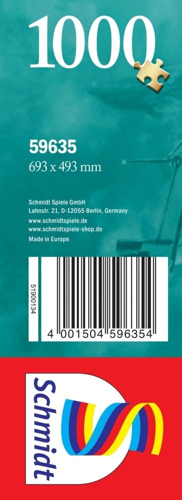 Пазл Schmidt Spiele Disney Peter Pan 59635 1000 элементов Разноцветный, фото №2