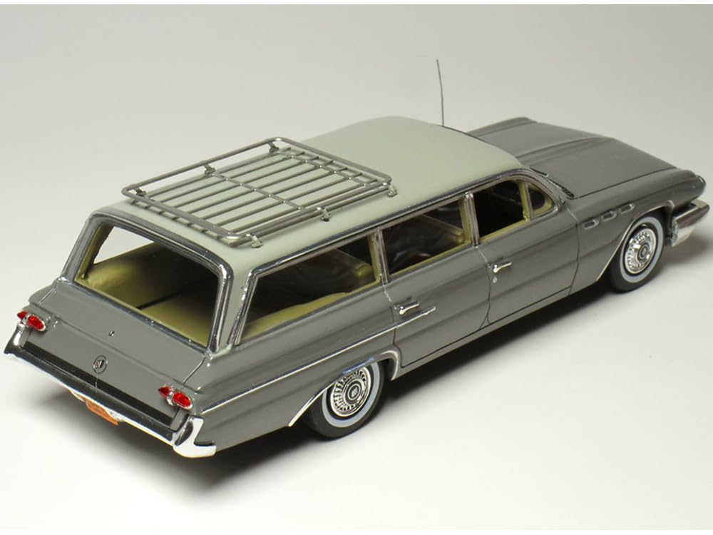 Модельний автомобіль Goldvarg Collection 1962 Invicta Station Wagon Fawn Fog Grey з бежевим дахом Limited Edition 1/43 GC-056B, фото №4