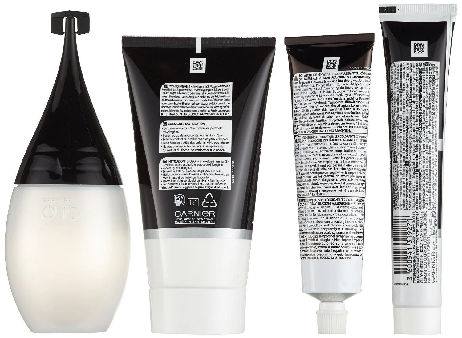 Фарба для волосся Garnier Olia 9.3 Дуже Світлий Золотистий Блондин, фото №4