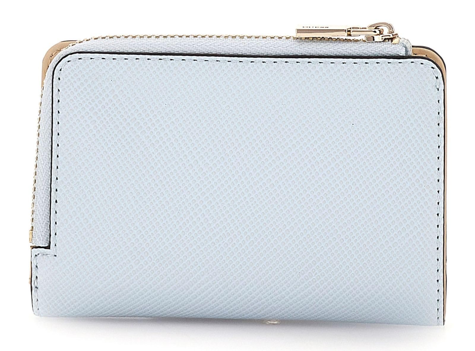 Гаманець GUESS Laurel Zip Around Card Case Powder Blue блакитний, фото №3