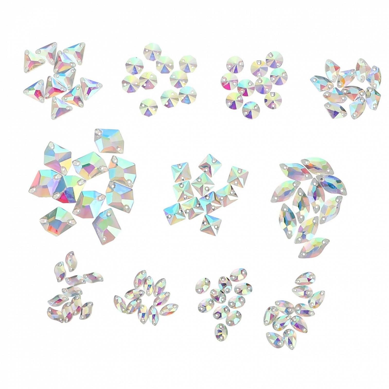 Стрази для нігтів STOBOK Двостороння, фото №1