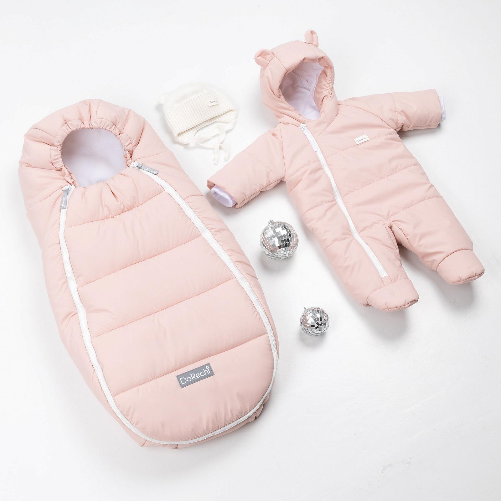 Зимний комплект для новорожденного baby розовый, фото №1