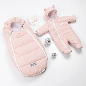 Зимний комплект для новорожденного baby розовый - Фото 1