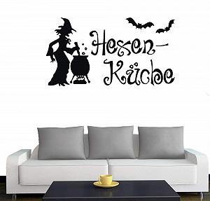 Наклейка на стіну Witch Kitchen A526 60 см x 32 см, чорна - Фото 1