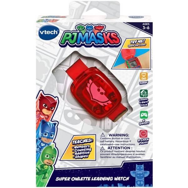 VTech герої в масках інтерактивні навчальні годинники Аллет PJ Masks Super Owlette Learning Watch, фото №2