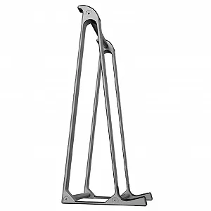 Подставка для ноутбука Алюминиевая портативная регулируемая по высоте с эффективным охлаждением для ноутбука с противоскользящими силиконовыми ножками - Фото 1