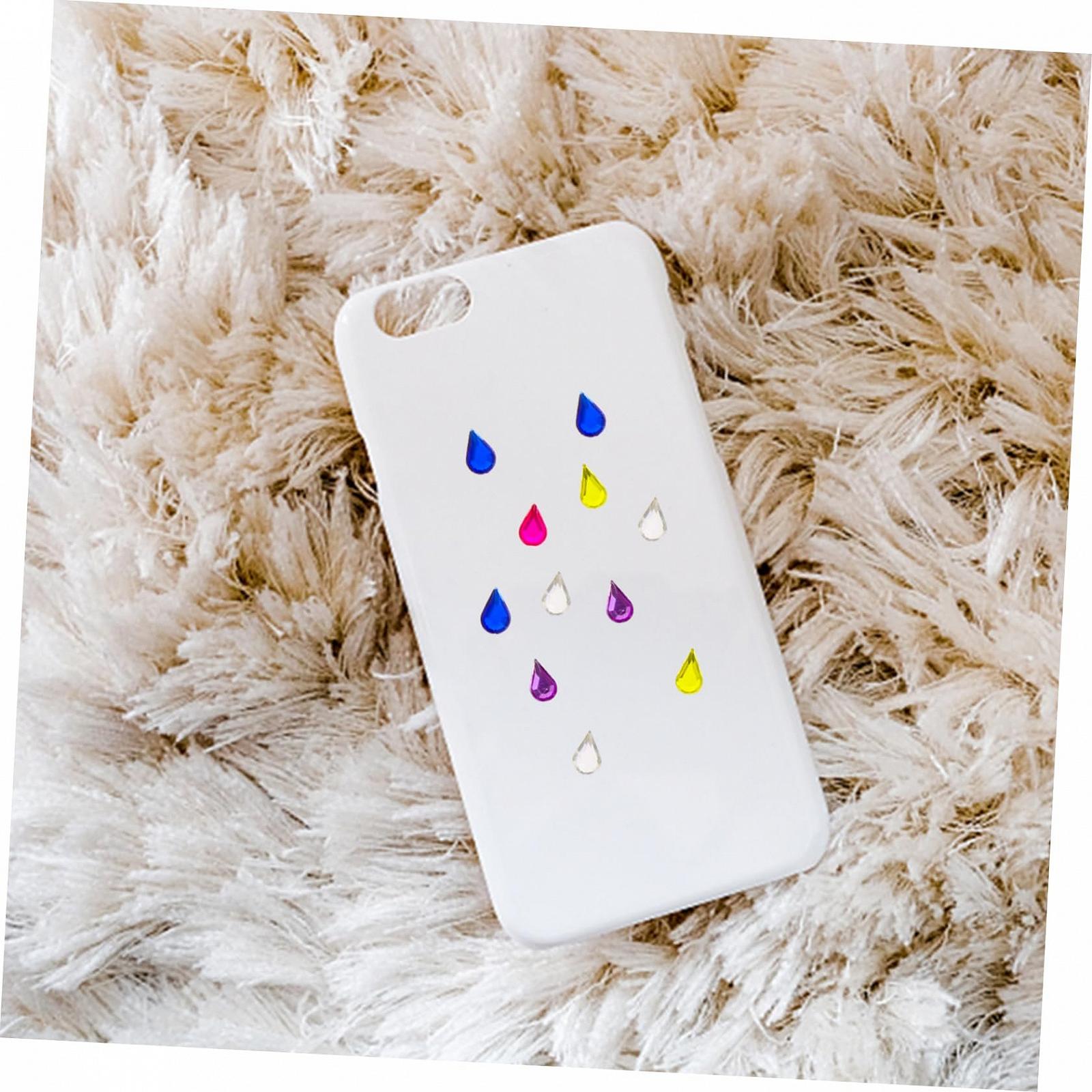 Наклейки для лица Healeved 15 листов, самоклеящиеся стразы для украшения, макияжа для вечеринок, фестивалей и особых случаев, смешанные цвета Pro, фото №8