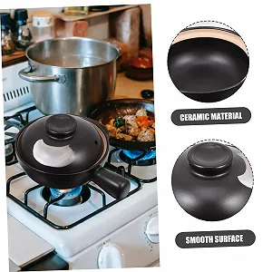 Форма для запекания фарфоровая маленькая с ручкой жаропрочная для 1 человека гладкая поверхность synthetic.ua - Фото 1