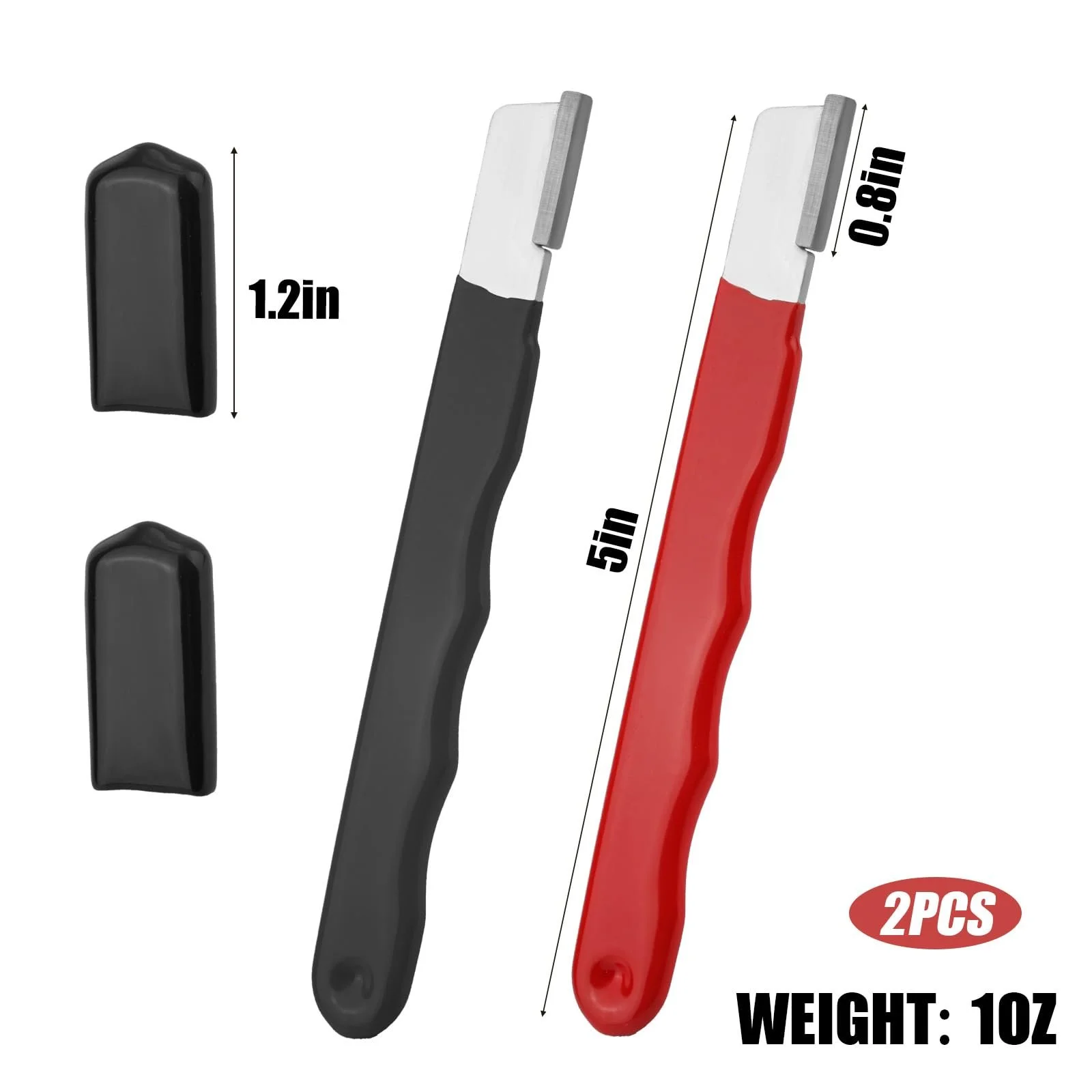 Точилка для садових інструментів вольфрамова сталь 2 шт Чорний та Червоний, фото №2