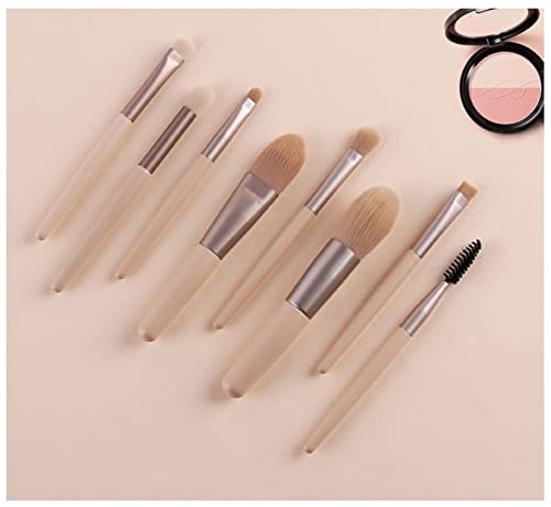 Набір пензликів Ruil Make Up Brush Make Up Sponge 8 частин м'які волоски  стиль 1, фото №6