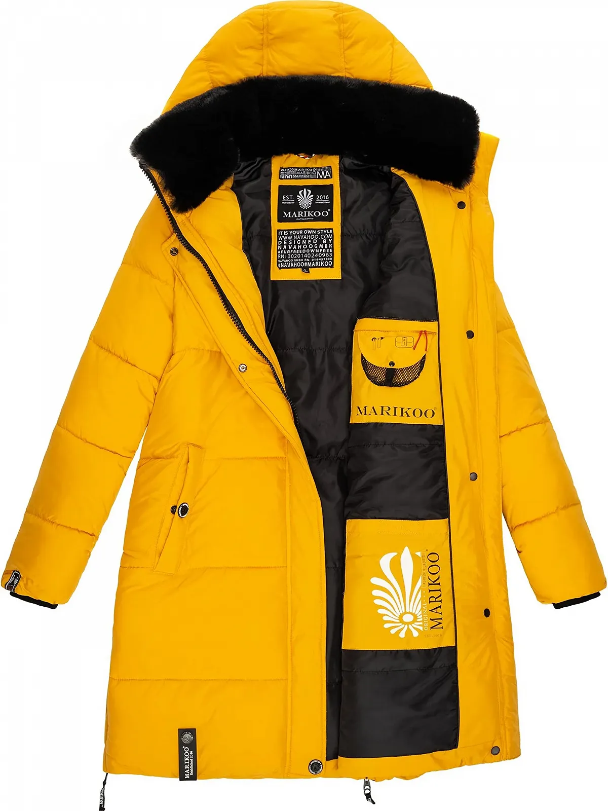 Пальто зимове Marikoo Streliziaa Жіноче, Парка, стьобане пальто,, фото №4