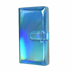 Фотоальбом Fuji Instax Mini 12/11/9/8/90/25/40/EVO/Link Snap PIC-300 Kodak Mini 96 кишень 3 дюйми Яскраво-синій - Фото 1