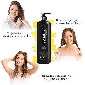 Шампунь Easy Sensitive Mild pH Neutral Moisture для всех типов волос, успокаивает кожу головы, придаёт эластичность, объём и блеск, 1000 мл synthetic.ua - Фото 1