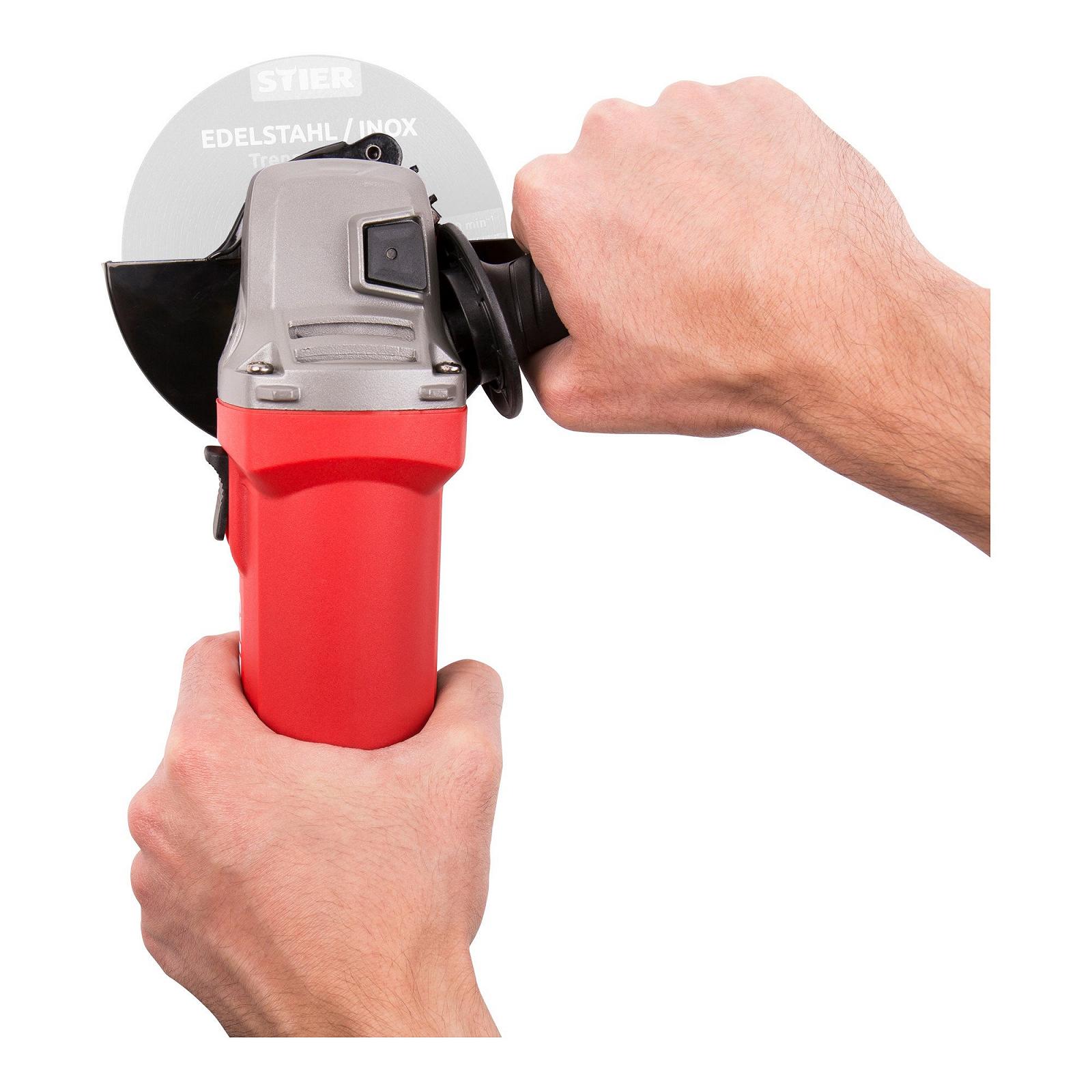 Угловая шлифмашина STIER AG125CD 850 Вт 125 мм, фото №3 Угловая шлифмашина STIER AG125CD 850 Вт 125 мм, фото №3