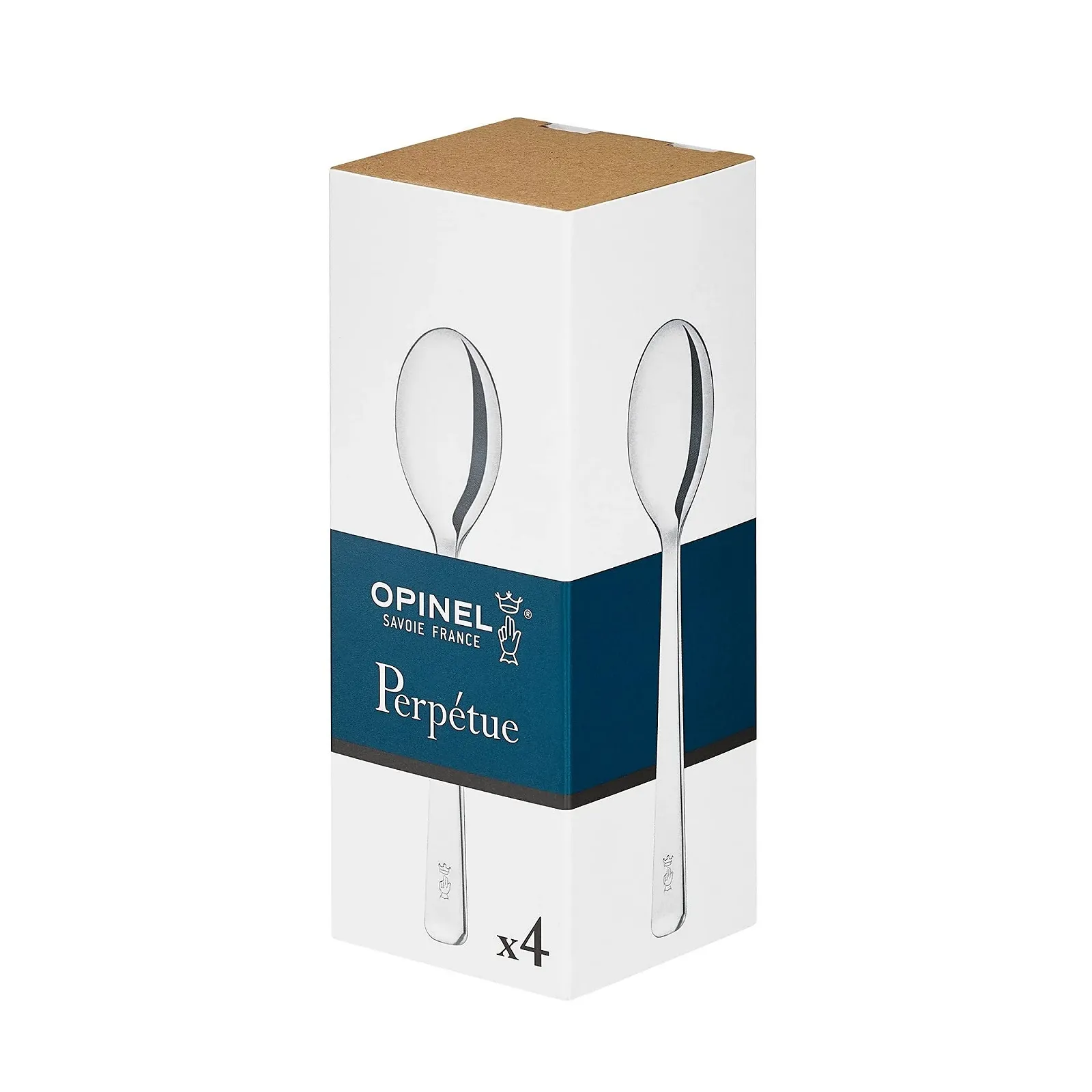 Ложки чайні Opinel Perpétue Нержавіюча сталь Легко очищуються Практичні 254618 Срібний, фото №1