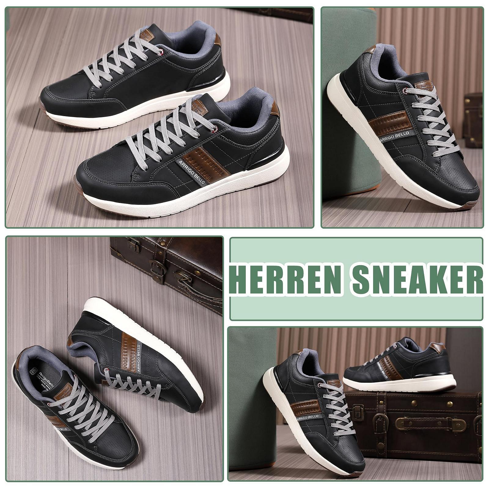 Кросівки ARRIGO BELLO Чоловічі Повсякденні Модні Нековзні Легкі Шкіряні, фото №7 Кросівки ARRIGO BELLO Чоловічі Повсякденні Модні Нековзні Легкі Шкіряні, фото №7