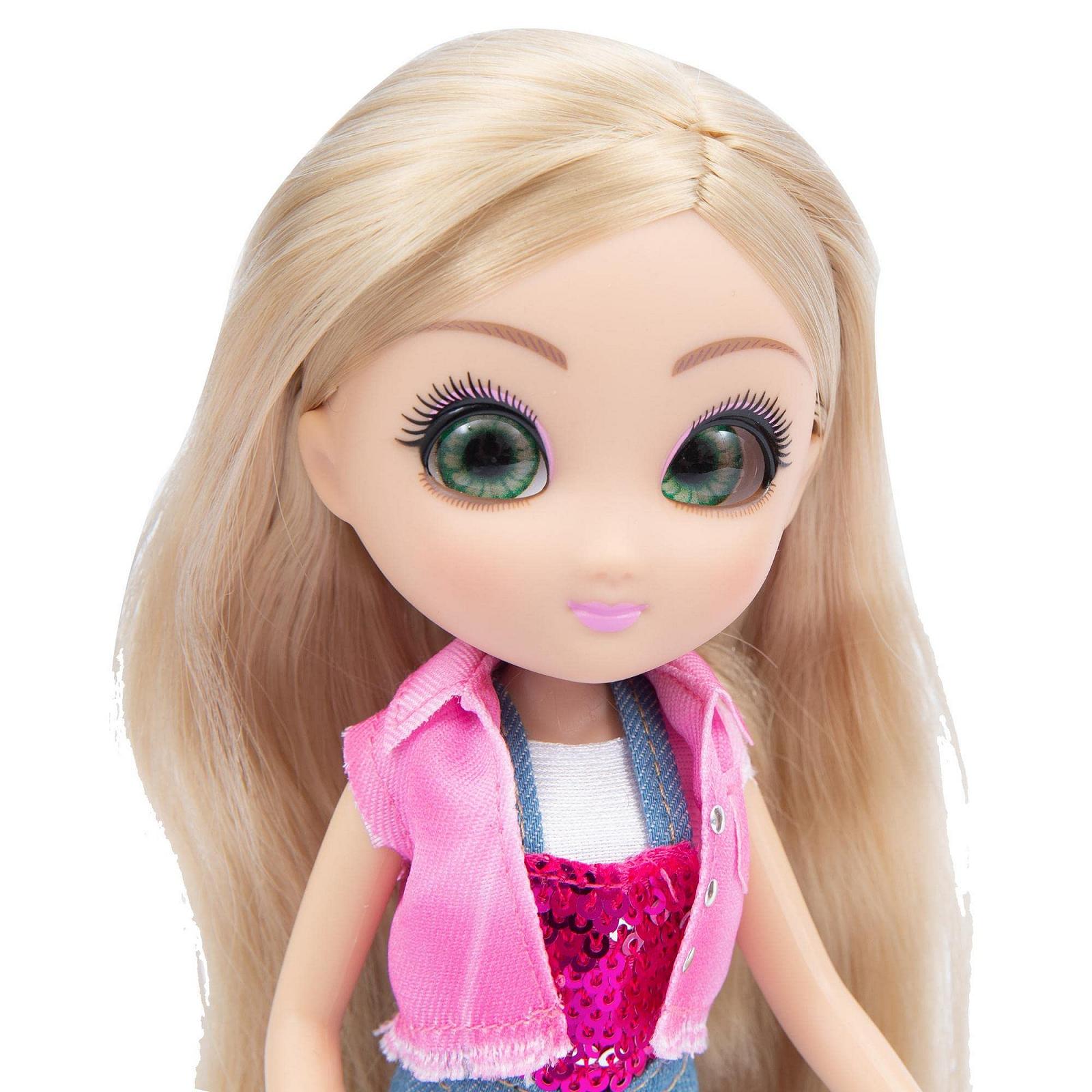 Шарнирная кукла Giochi Preziosi Unique Eyes 25 см с волшебными и глубокими большими глазами, следящими за вашим взглядом Amy Fashion, разноцветная, фото №3