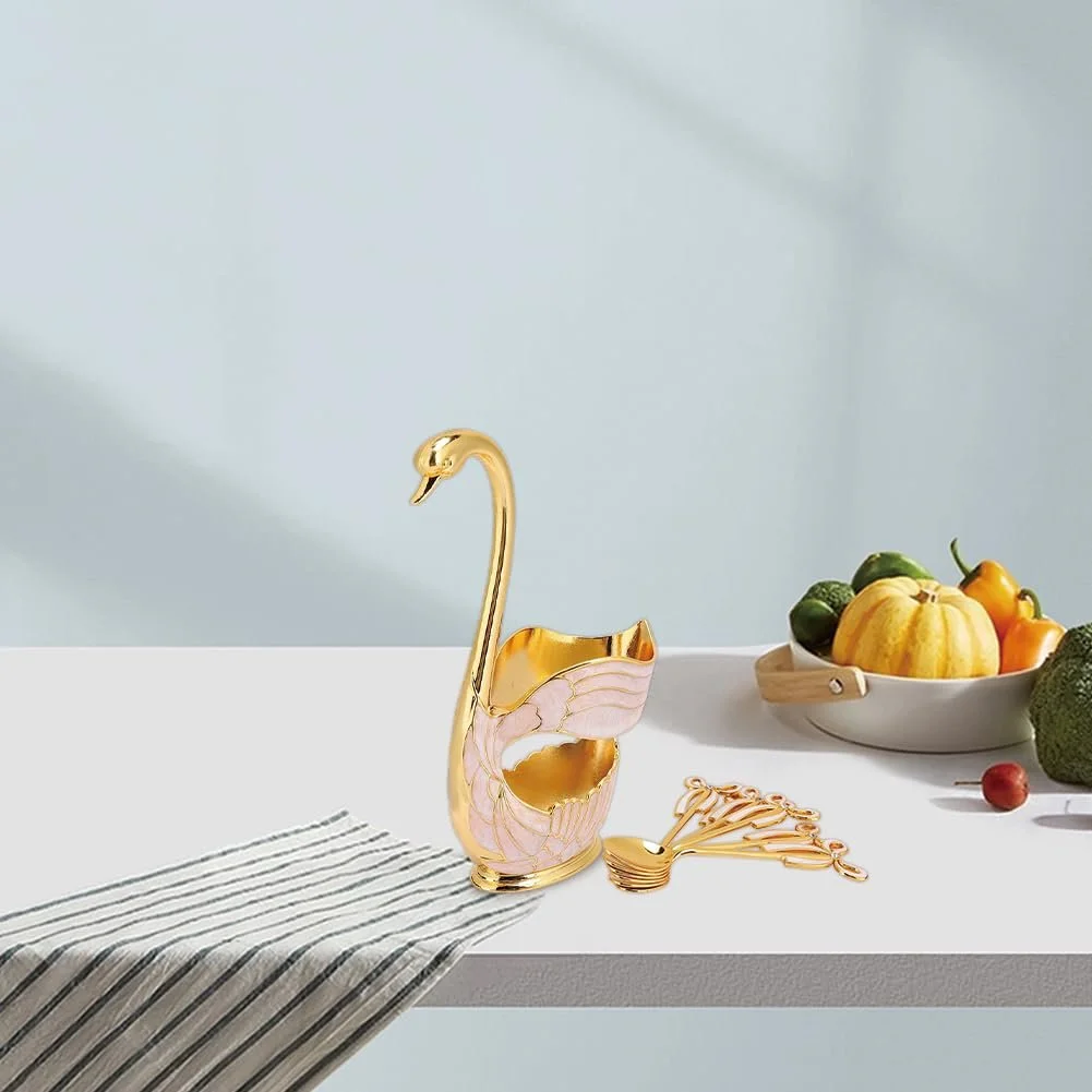 Ложка Кавова, Чайна, Підставка Лебідь, Десертна, фото №7