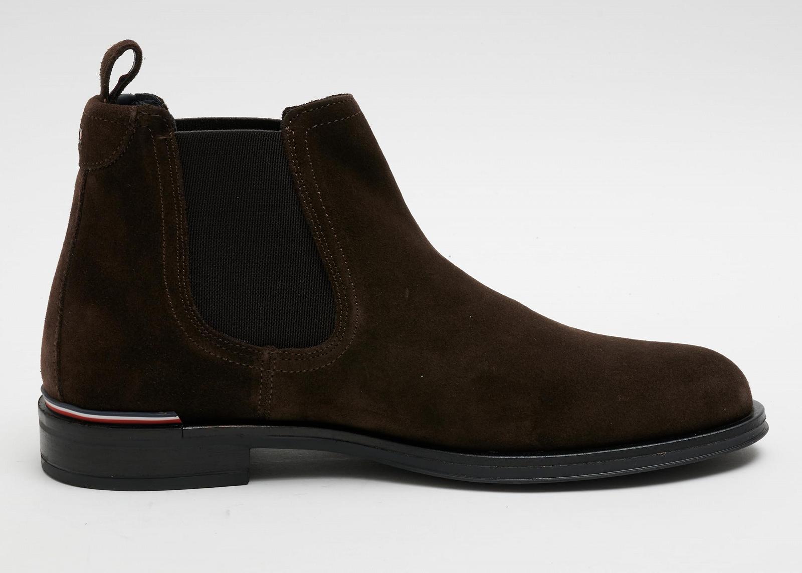 Челсі Tommy Hilfiger Core Rwb Hilfiger Suede Коричневий, фото №4
