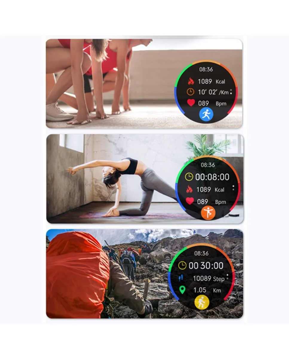 Смарт-годинник Radiant Miami Collection з монітором серцевого ритму, монітором артеріального тиску, монітором сну, фото №3