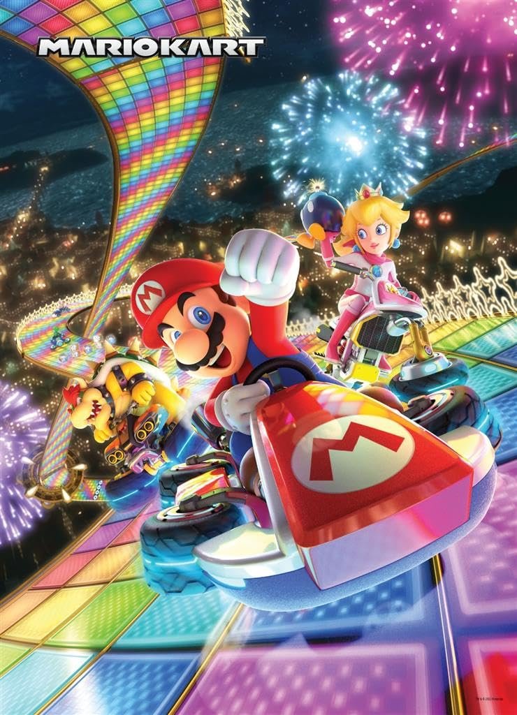 Пазл The OP Usaopoly Mario Kart Rainbow Road 1000 элементов, фото №5