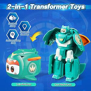 Игрушка-трансформер Super Wings Tino Pet 6 см synthetic.ua - Фото 1
