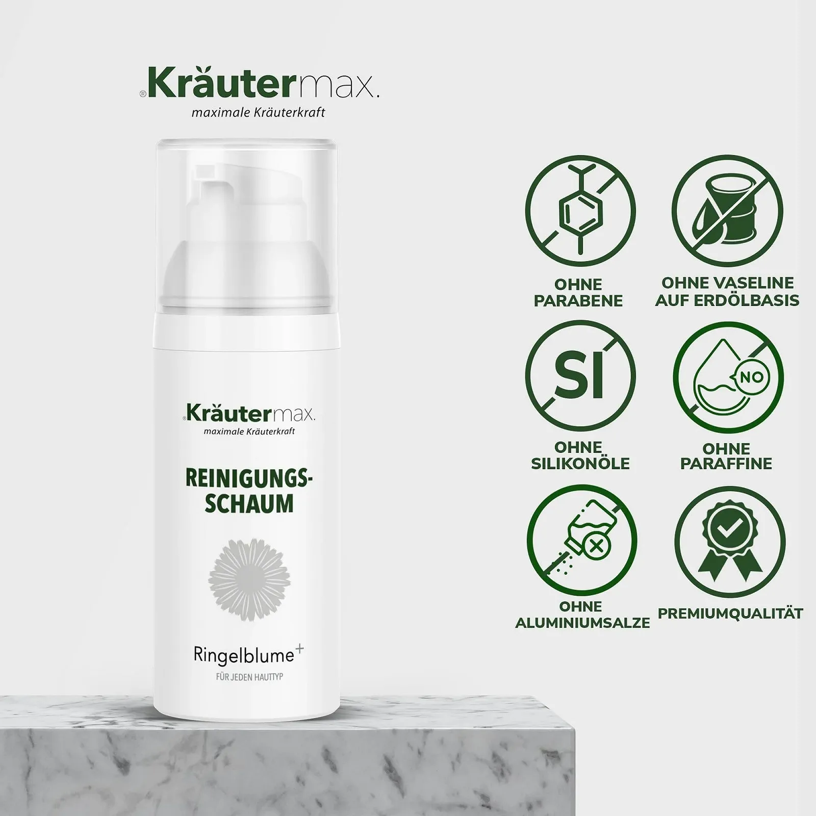 Очищуюча пінка Krtermax. Календула для очищення та догляду за обличчям з календулою 150 мл, фото №4 Очищуюча пінка Krtermax. Календула для очищення та догляду за обличчям з календулою 150 мл, фото №4