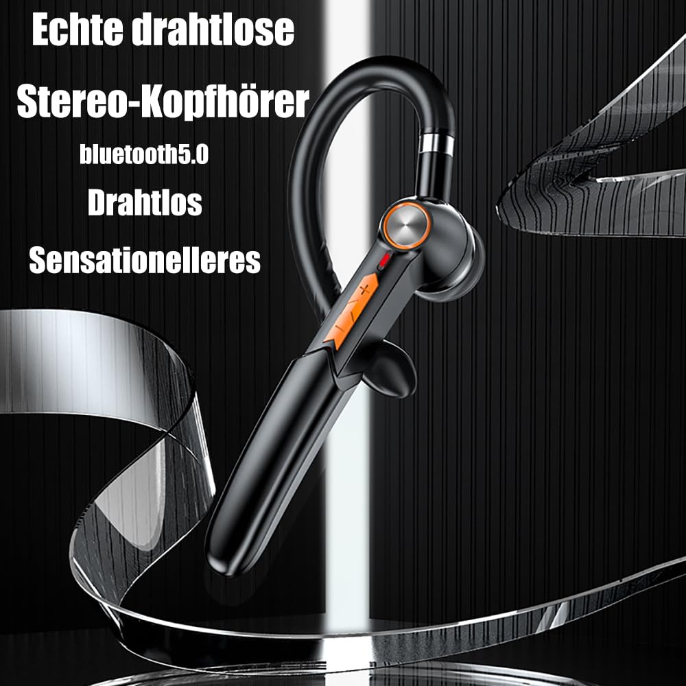 Наушники ESSONIO Bluetooth с микрофоном одно ухо, фото №2
