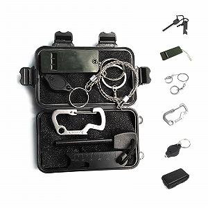 Набір для виживання Portable Outdoor Emergency Generic, багатофункціональний водонепроникний набір інструментів для кемпінгу, бушкрафту, походів, пригод і т. д. - Фото 1